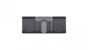 Hermes Gniazdo hermetyczne potrójne z/u Schuko antracyt 16A IP44 0326-07