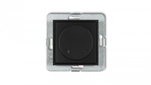 MINI Ściemniacz elektroniczny przyciskowo-obrotowy do lamp LED czarny mat 12MRO-2