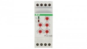 Przekaźnik czasowy 2P 8A 0,1sek-576h 230V AC wielofunkcyjny PCU-520