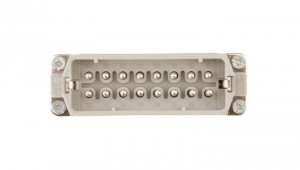 Wkład złącza 16P+PE męski 16A 250V EPIC H-A 16 SS 17-32 DR PH1 10540000