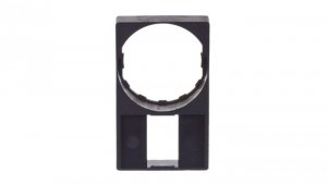Szyld opisowy 30x50mm do etykiet 8x27mm czarny 22mm prostokątny ZBZ35