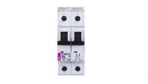 Wyłącznik nadprądowy 2P B 6A 6kA DC ETIMAT10 002128712