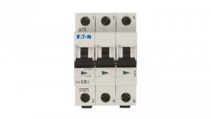 Wyłącznik nadprądowy 3P C 25A 15kA AC FAZ C25/3 278875
