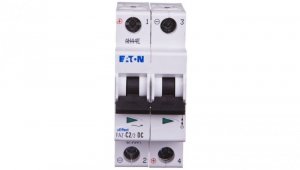 Wyłącznik nadprądowy 2P C 2A 10kA DC FAZ C2/2-DC 279134