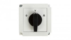 Łącznik krzywkowy gwiazda-trójkąt 3P 25A w obudowie 4G25-12-PK R114 63-840591-031