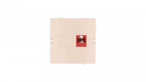 Simon Basic Gniazdo komputerowe pojedyncze RJ45 kat.5e beżowe BMF51.02/12
