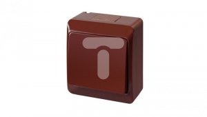 Hermes Łącznik schodowy hermetyczny IP44 brązowy ŁNT 0331-06