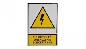 Tabliczka /znak ostrzegawczy/ TZO 105X148P /N.D.U.E./ E04TZ-01012130100 /10szt./