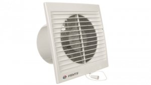 Wentylator domowy fi 125 230V 16W 180m3/h 35dB ścienny z wyłącznikiem sznurkowym (STYL WP) 125SV