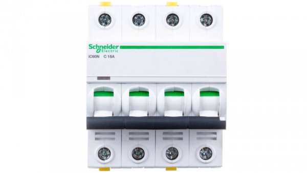 Wyłącznik nadprądowy 4P C 16A 6kA AC iC60N-C16-4 A9F04416