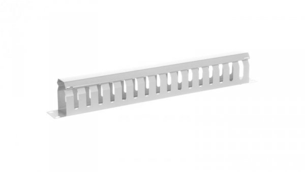 Organizator kablowy 19 cali 1U W/40xG/70 szary DN-97616