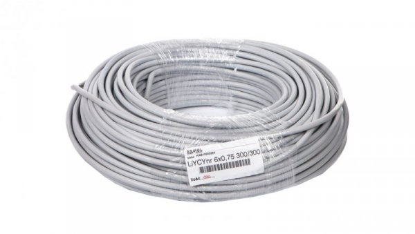 Przewód sterowniczy LIYCY 6x0,75 300/300V /100m/