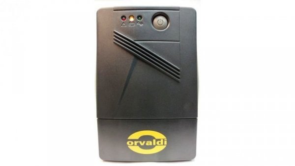 Zasilacz awaryjny UPS Orvaldi 850 LED USB 850VA/480W line-interactive aproksymowana sinusoida 1085K