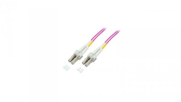Patchcord światłowodowy OM4 50/125 MM LC-LC Duplex 0,5m
