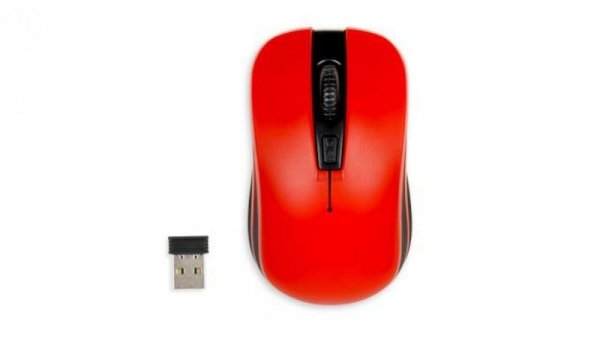 Mysz IBOX LORIINI IMOF008WR (optyczna 1600 DPI kolor czerwony)