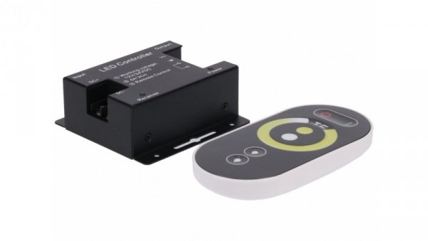 Sterownik LED CCT 2x6A touch RF czarny 12-24V Prescot