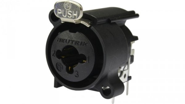 NEUTIRK Gniazdo tablicowe panelowe Combo XLR (3-pin) + Jack 6,3mm Stereo NCJ6FA-H