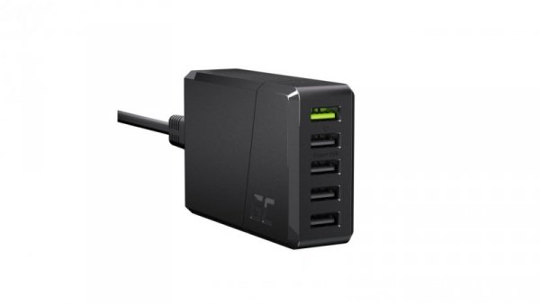 Ładowarka sieciowa Green Cell GC ChargeSource 5 5xUSB 52W z szybkim Ładowaniem Ultra Charge i Smart Charge