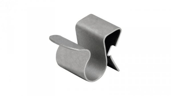 Zacisk metalowy typ CC do kabli i rurek 19-24mm (gr. półki: 7,2-12mm) kolor szary (100 szt.)