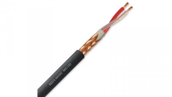Kabel mikrofonowy (2x0.5mm²) STUDIO MIC-101 /1m/