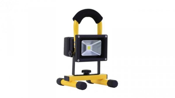 Naświetlacz akumulatorowy roboczy SPOT 20, 13W LED, 1200lm, 5700K, 4400mAh, IP44, żółta / 72013
