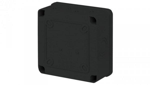 PUSZKA HERMETYCZNA NATYNKOWA CZARNA ABS 100X100X50 CZPI.100X100X50