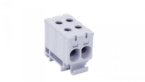 Blok rozdzielczy - odgałęźny 2 - polowy 2,5-35mm2 szary montaż płaski FJ-E35/2 1000051