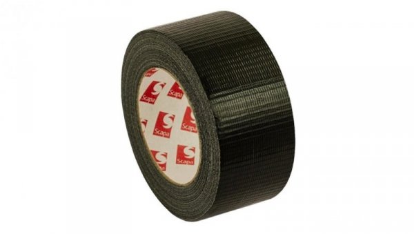Taśma naprawcza Duct Tape 50mm x 50m zbrojona wodoodporna SCAPA 3160 czarna