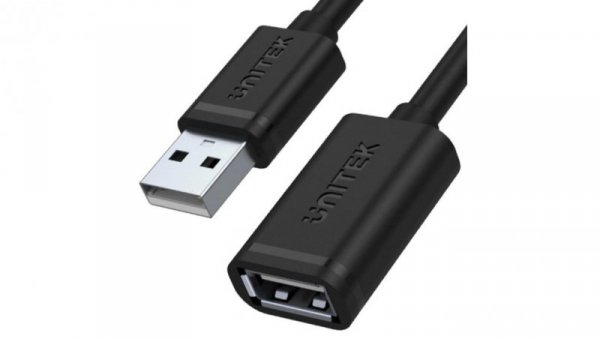 Przewód przedłużacz USB 2.0 AM-AF 1,5M Unitek Y-C449GBK