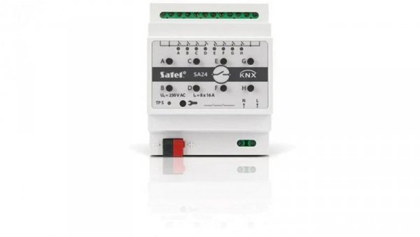 SATEL KNX 8-kanałowy aktor przełączający KNX-SA24