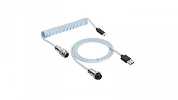 Kabel USB Akyga AK-USB-48 USB A (m) / USB type C (m) Spiralny Aviator ver. 2.0 3m