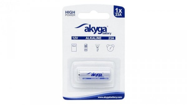 Bateria alkaliczna Akyga AKY2101 23A Zn-MnO2, 12V/48mAh 1szt/blister