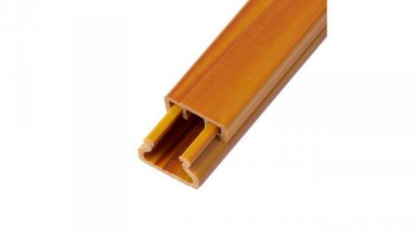 Listwa elektroinstalacyjna kanał kablowy MKE 11x15mm korytko z pokrywą AKS drewno jasne / 2 m /