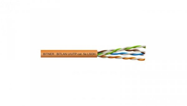 Kabel UTP kat.5e U/UTP 4x2x0,5 LSOH Bitner 100m