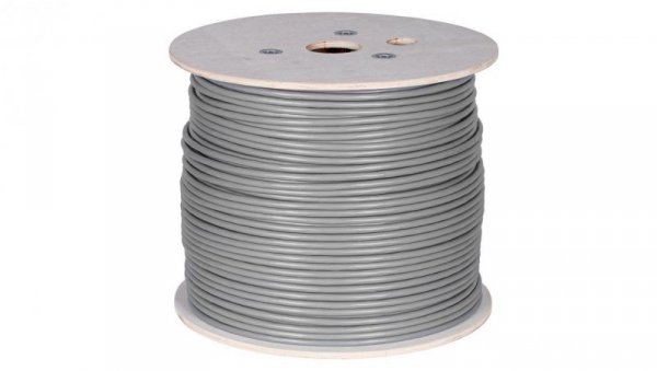 Kabel FTP kat.6 F/UTP Eca 4x2x0,51 szary NEKU 305m
