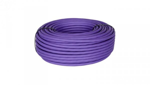 Kabel FTP kat.6A F/FTP 4x2x0,56 B2ca fioletowy LSOH NEKU 50m