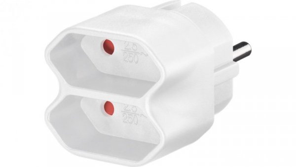 Adapter gniazda - Wersja kolorystyczna Biały
