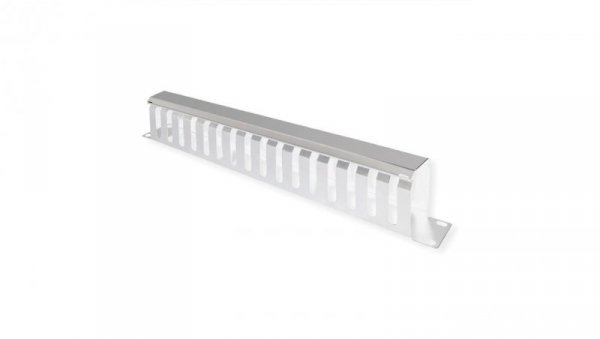 VALUE 19 Płyta przednia 1 U z kanałem manewrowym 40 x 80 mm, szara