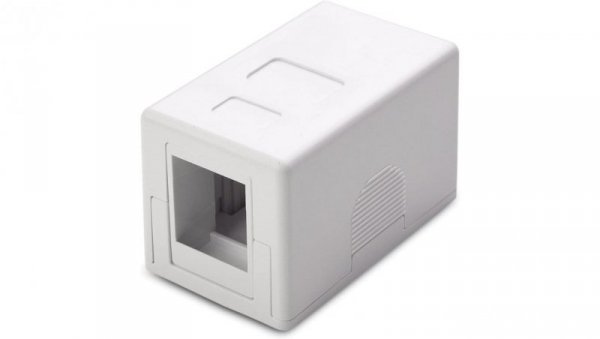 obudowa natynkowa na 1 moduł Keystone RJ45 lub RJ11/12