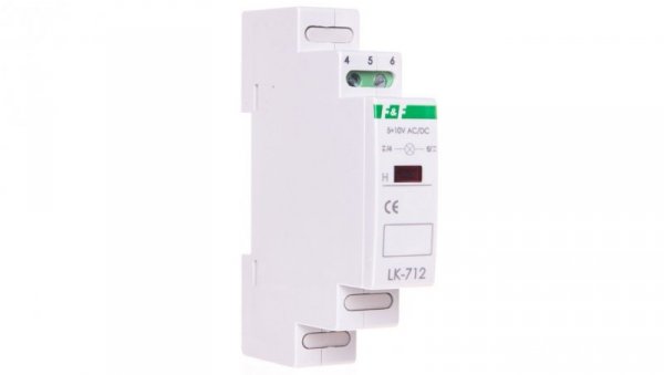 Lampka modułowa 1-fazowa czerwona 5-10V AC/DC LK-712R-5-10V