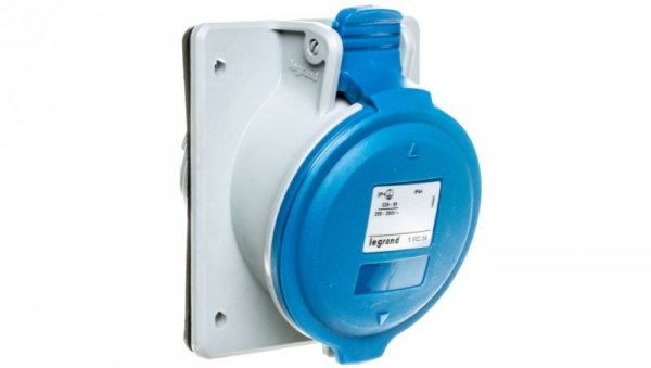 Gniazdo tablicowe 32A 3P 230V niebieskie IP44 P17 TEMPRA PRO 555284