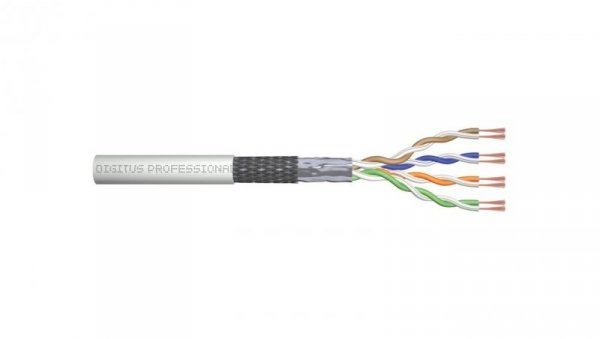 Kabel teleinformatyczny SF/UTP kat.5e 4x2xAWG26/7 linka Digitus DK-1531-P-1-1 /100m/