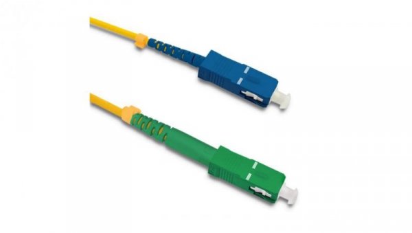Qoltec Patchcord światłowodowy SC/APC - SC/UPC Singlemode 9/125 G652D Simplex 7m