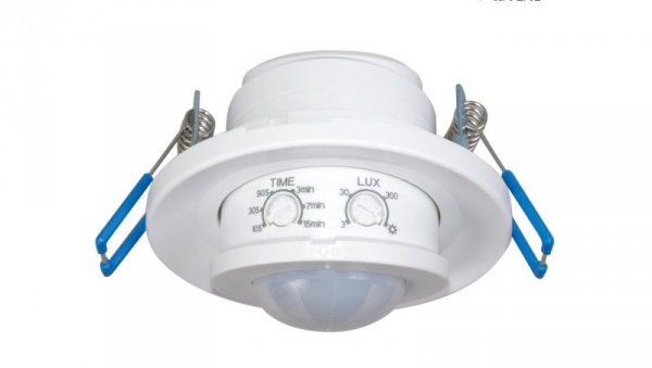 Czujnik ruchu pir na podczerwień do zabudowy Maclean Energy MCE130 zasięg 6m, 800W (lampy żarowe) 400W