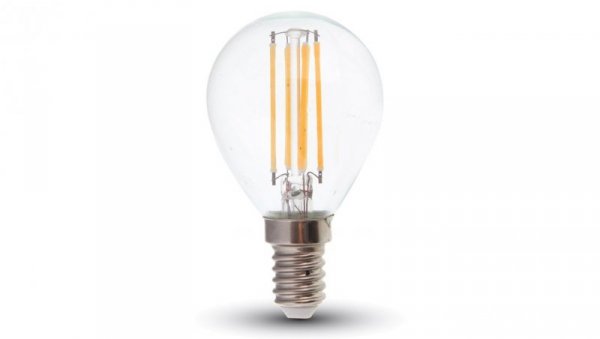 Żarówka Dekoracyjna LED FILAMENT VT-1996 4W E14 P45 6400K 400lm A+ 300st. 4426