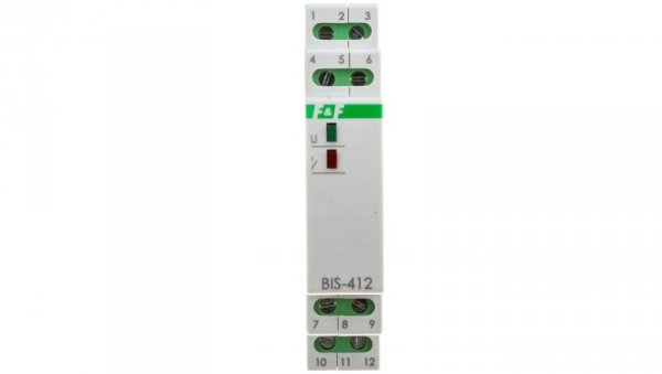 Przekaźnik impulsowy 16A 24V AC/DC 1P BIS-412-24V