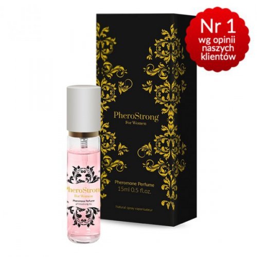 Pherostrong Perfumy podniecające mężczyzn +feromony 15ml DAMSKIE