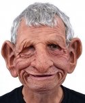 Maska lateksowa - Staruszek Tim