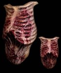 Element kostiumu - The Walking Dead lateksowy tors Zombie