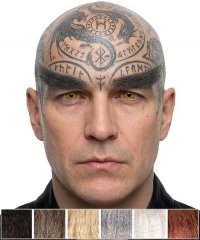 Sztuczne brwi Guru z klejem Mastix 2 ml – realistyczne, ręcznie robione 